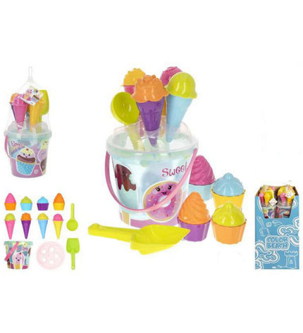 Colorbaby 20-piece strand toy set for kids, includes colorful plastic pieces for imaginative play and outdoor fun.