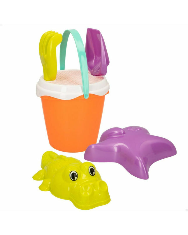 Colorbaby Strand speelgoedset, 18 cm, featuring colorful textured strands for outdoor play and sensory fun.