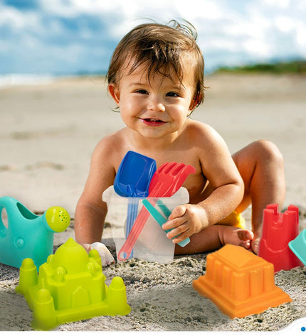 Colorbaby strandspeelgoedset, 18 cm, colorful outdoor toy for children, part of sports and outdoor play equipment.