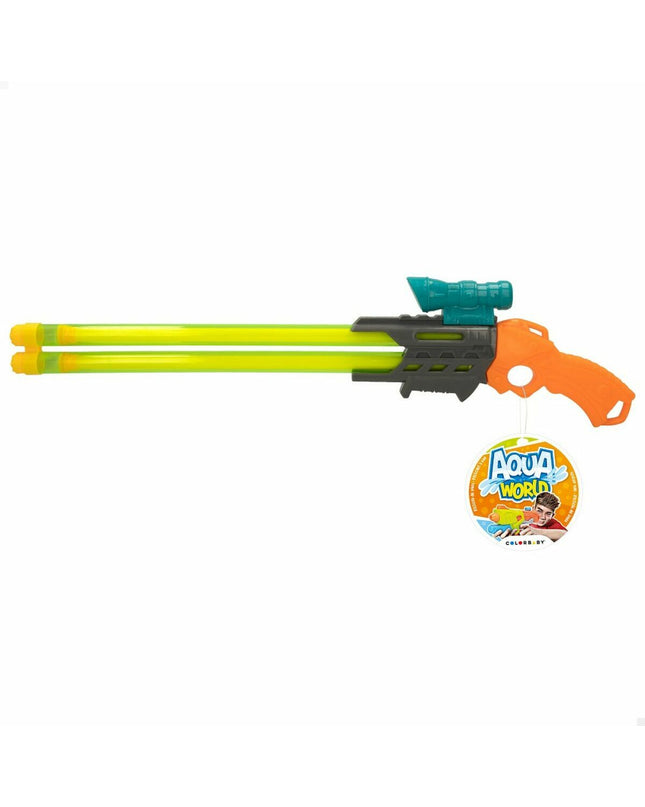 Colorbaby water pistol toy for outdoor play, featuring a colorful plastic design perfect for kids' water fights.