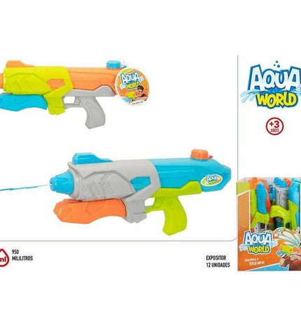 Colorbaby water pistol, 41.5 cm long, colorful toy for outdoor water play, suitable for kids and outdoor fun.