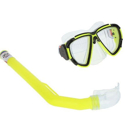 Colorbaby children's snorkel mask and snorkel set for water sports, featuring colorful design for kids' outdoor water activities.