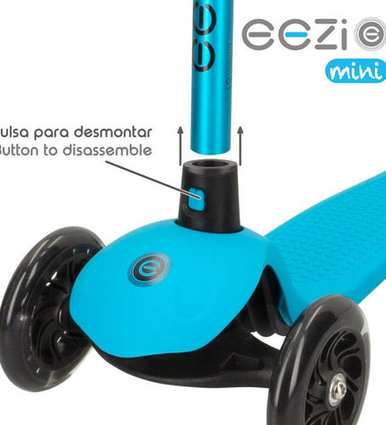 Colorbaby Polyurethaan Aluminium Blue scooter for urban mobility, sport, and outdoor use, with blue handlebar and deck.