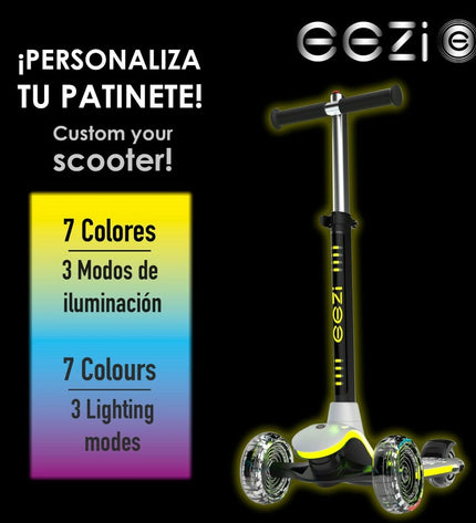 Colorbaby Polyurethaan aluminium scooter for urban mobility, featuring colorful design and sturdy construction, suitable for outdoor use.