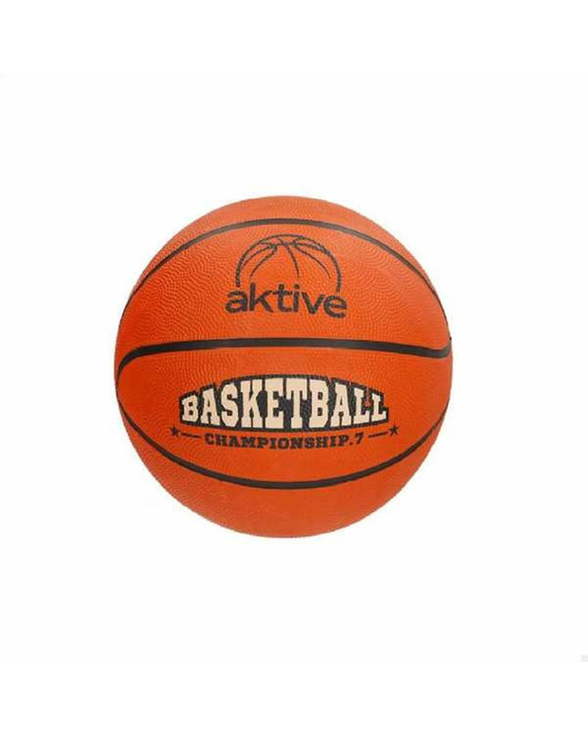 Colorbaby T7 basketball, 24 cm diameter, orange and black, suitable for sports and outdoor play, with visible textured surface.