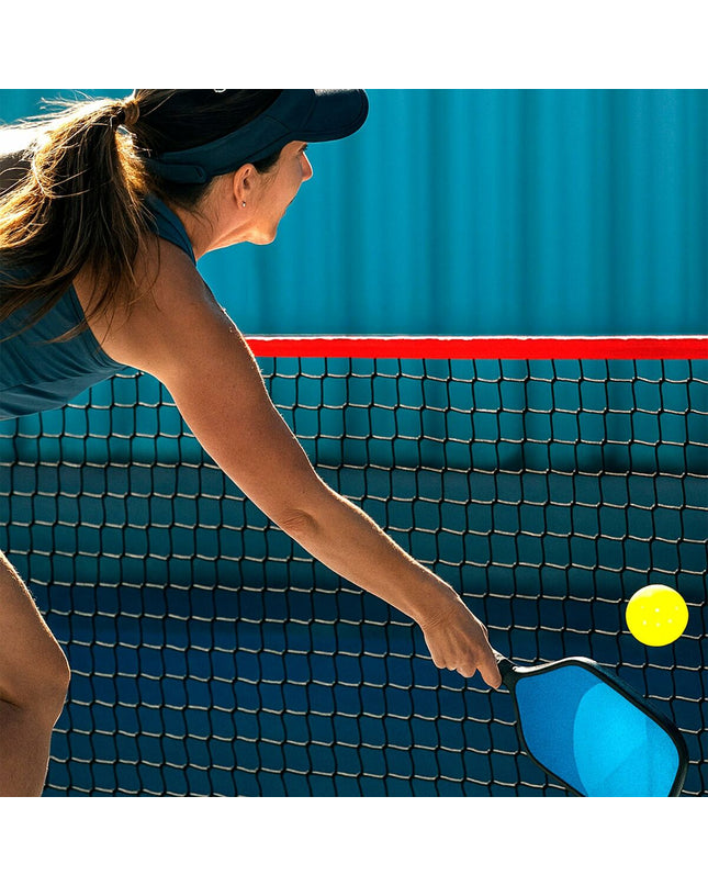 Aktive Tennisnet for outdoor tennis, measuring 370 x 91 x 81 cm, with a sturdy frame and tightly strung net for gameplay.
