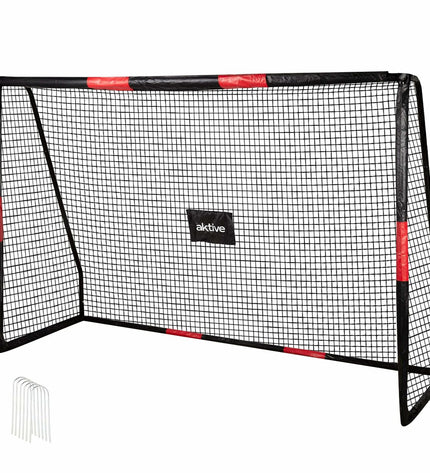 Aktive voetbaldoel voor sport en outdoor, metalen frame en net, geschikt voor voetbaltraining en wedstrijden outdoor.