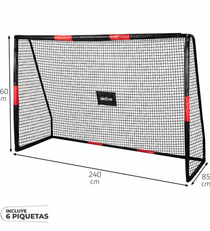 Aktive voetbaldoel for sport and outdoor use, featuring sturdy frame and netting for soccer practice and matches.