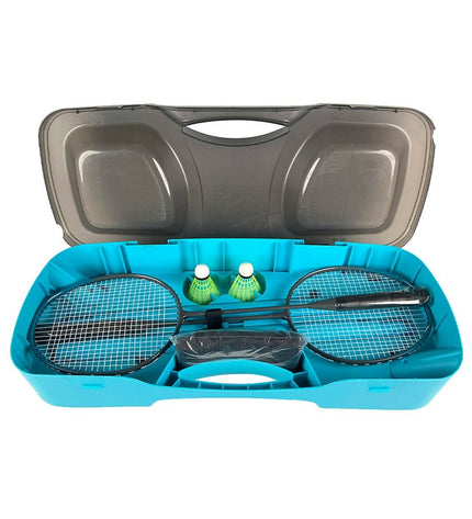 Aktive badminton set for outdoor sports, including rackets and shuttlecocks, ideal for outdoor badminton games.