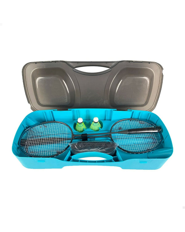Aktive badminton set for outdoor sports, including rackets and shuttlecocks, ideal for outdoor badminton games.