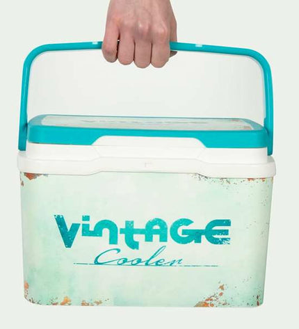 Active Vintage 5L cooler box for sport and outdoor camping, featuring a compact, vintage design by Aktive.