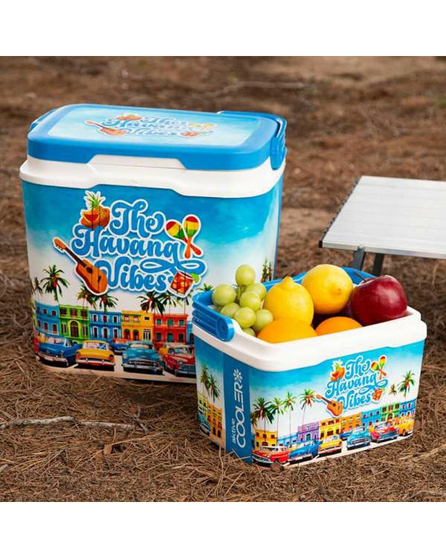 Aktive Koelbox Aktive The Havana Vibes 5L for camping and outdoor activities, compact portable cooler with vibrant design.