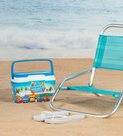Aktive Koelbox The Havana Vibes 5L, portable cooler for outdoor camping and outdoor activities, with vibrant design and compact size.