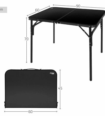 Aktive Vouwtafel 90x60x70 cm for camping and outdoor activities, lightweight and portable for camping and hiking trips.