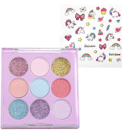 Colorbaby Kinder make-up set with colorful toy cosmetics and accessories for pretend play and role-playing fun.