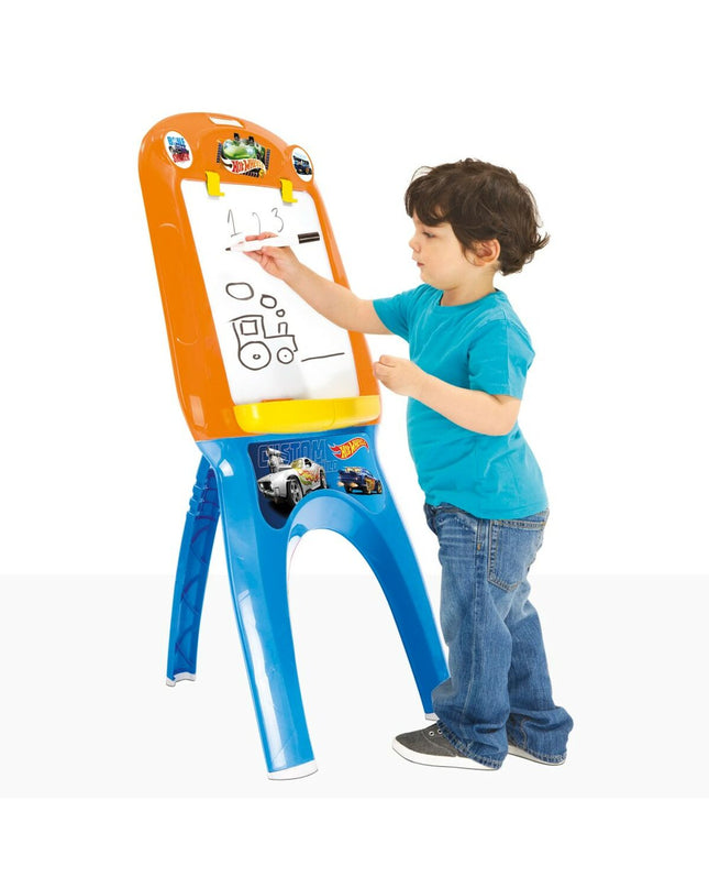 Colorbaby double-sided chalkboard for children, featuring colorful sides for creative play and drawing activities.
