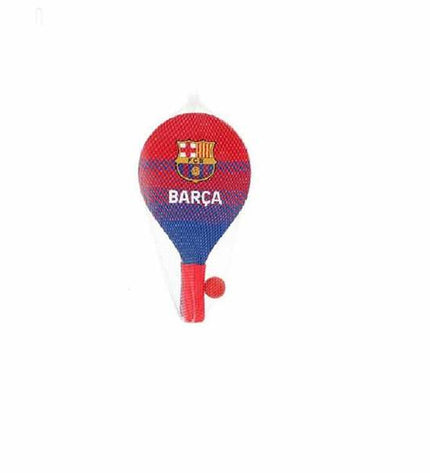F.C. Barcelona strandschepjes toy set featuring colorful plastic pieces for outdoor play, with team logo and vibrant design.