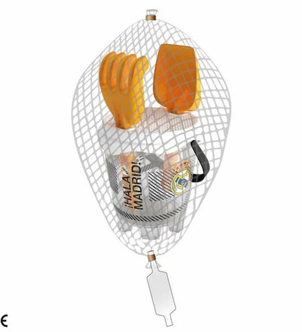 Colorbaby 18 cm strandspeelgoedset, colorful plastic construction toys for outdoor play and fun activities.