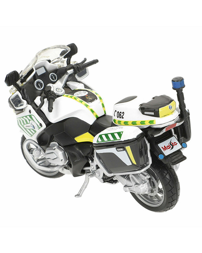 BMW R 1200 RT Guardia Civil diecast motorcycle toy, 1:18 scale, detailed model vehicle for collectors and enthusiasts.