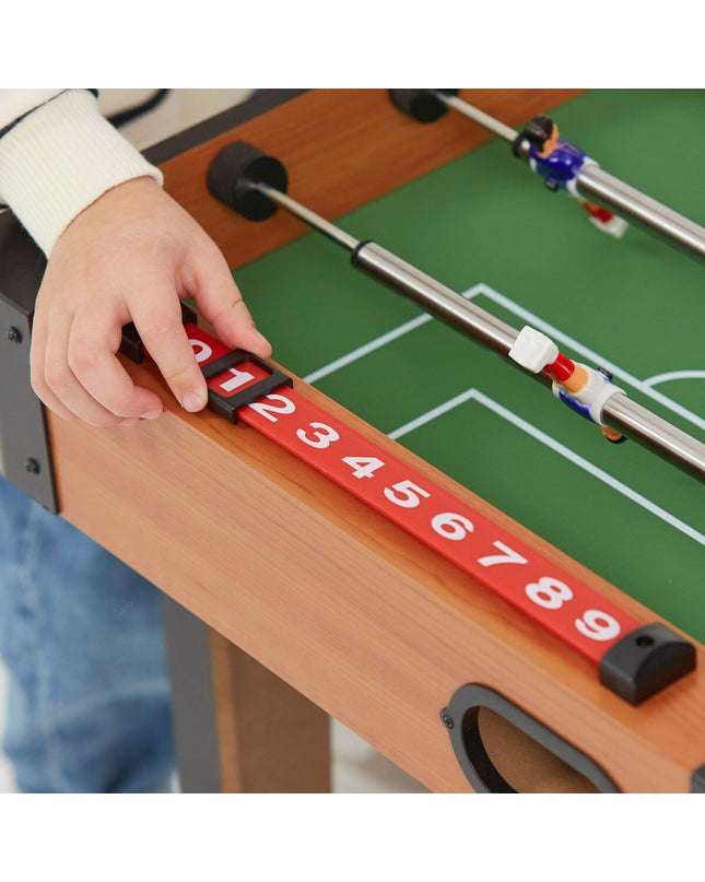 CB Games foosball table, 91 x 65 x 46 cm, with detailed playing rods and miniature players for tabletop gaming fun.