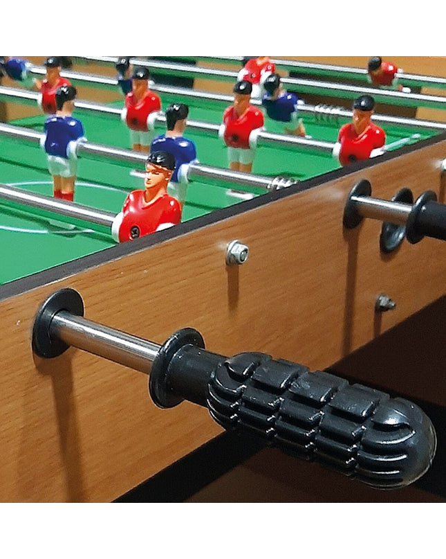 CB Games table football toy, 121 x 79 x 61 cm, featuring miniature players, rods, and goal areas for fun indoor gameplay.
