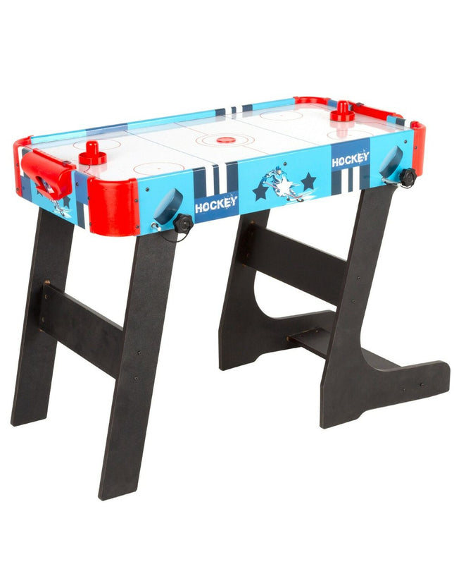 CB Games hockeytafel, 81x63x42 cm, toy game with colorful hockey sticks and puck, designed for fun and active play.
