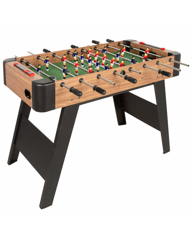 CB Games table football game, 121x81x61 cm, featuring miniature football players and a playing field for fun indoor gameplay.