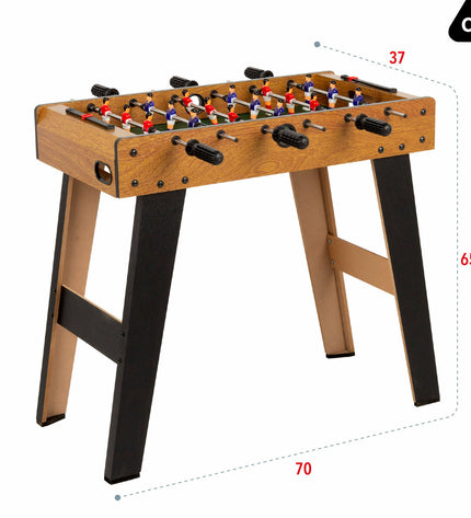 Colorbaby children's tabletop football game, colorful plastic soccer table with players and goals, size 70x65x37 cm.