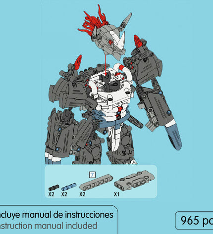 IM Master Bouwspel 965 onderdelen with colorful building pieces and connectors for creative construction play.