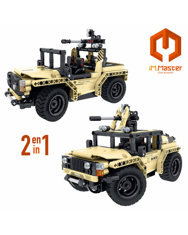 IM Master Bouwspel IM Master 370 onderdelen, colorful construction toy with various plastic pieces for creative building.