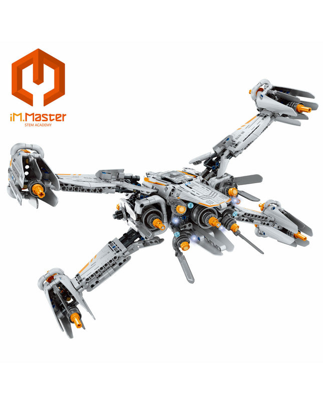 IM Master Bouwspel 1018 onderdelen, colorful building toy set with various pieces for creative construction and play.