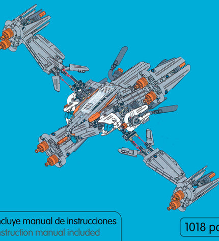 IM Master Bouwspel 1018 onderdelen, colorful building toy set with various plastic construction pieces for creative play.