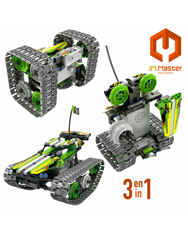 IM Master Bouwspel 353 onderdelen, colorful building toy set with various blocks and pieces for creative construction.