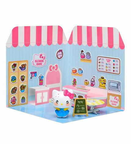 Comansi playset toy with figures, measuring 20.5 x 20.5 x 6 cm, featuring colorful pop and action figure details.