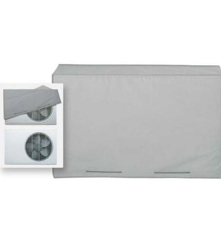 Rayen 6061.50 portable air conditioner in gray, compact cooling unit for home and kitchen use.