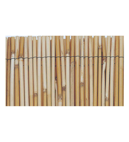 EDM Product brown bamboo garden fence panel, 1 x 5 meters, outdoor decorative garden fence for privacy and garden decoration.