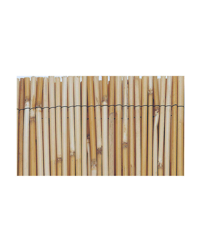 EDM Product brown bamboo garden fence panel, 1 x 5 meters, outdoor decorative garden fence for privacy and garden decoration.