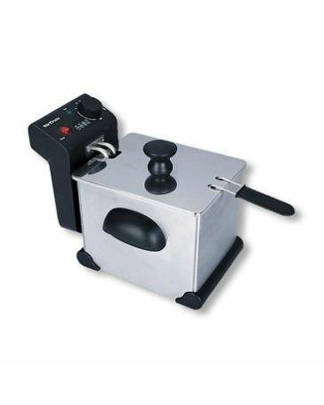 Mx Onda MXFR2126 2L deep fryer with 1800W power, compact electric kitchen appliance for home cooking, shown in the image.
