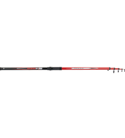 Kali Kunnan Hengel Kali Kunnan Kali Moana 300/4 sport en outdoor fishing rod with reel, black and silver design, close-up shot