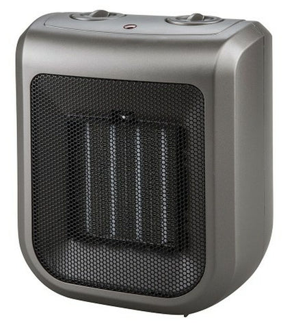 S&P TL18PTC portable grey heater with 2000W power, suitable for home heating and cooling, shown in a home setting