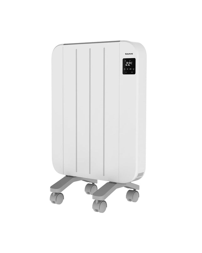 Taurus Nepal 1000 digital heating unit for four rooms, portable home climate control in white, suitable for heating and cooling.