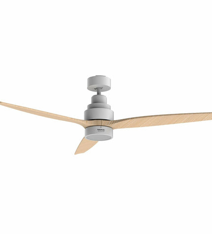 Portable Taurus ceiling fan for home and cooking, featuring adjustable blades and modern design in a close-up view.
