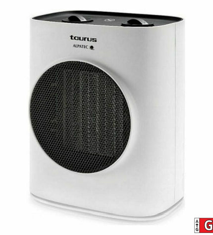 Taurus TROPICANO 7CR white portable heater with 1500W power, ideal for home heating and cooling, shown in the product image