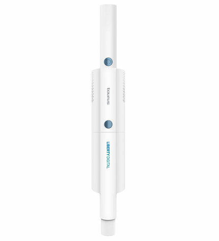 Taurus Liberty Digital 1200W handheld vacuum cleaner for home cleaning, with a sleek black design and ergonomic handle.