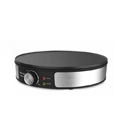 Taurus CREPE&FUN pancake maker for home use, small electric appliance with non-stick cooking surface for making crepes and pancakes.