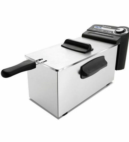 Taurus Professional 4 Frituurmachine in black with digital controls and compact design, 2200W for home cooking.