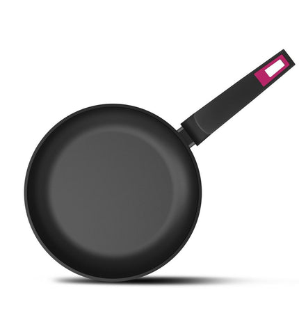 Taurus Pan Taurus KPA4024 Gehard aluminium pan, black, 24x24x7.5 cm, with a 24 cm diameter, suitable for household cooking.