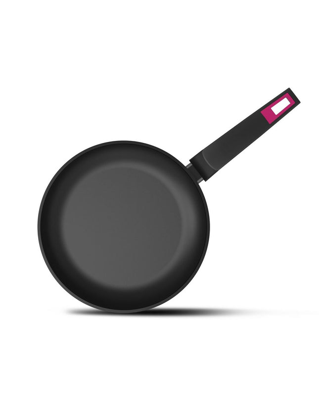 Taurus Pan Taurus KPA4024 Gehard aluminium pan, black, 24x24x7.5 cm, with a 24 cm diameter, suitable for household cooking.