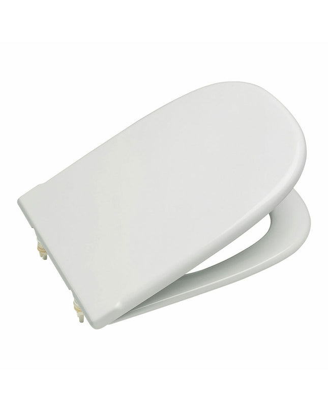 Roca toilet seat A801327004 in white, measuring 327x450x60 mm, with smooth surface and hygienic design, for bathroom use