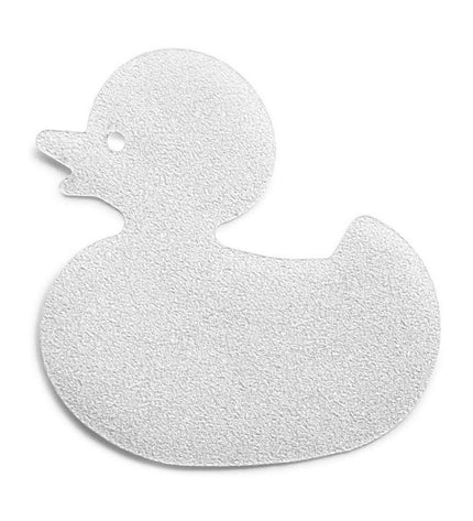Set of 12 Inofix duck-shaped anti-slip shower and bath figures for children, perfect for safety in the bathroom.